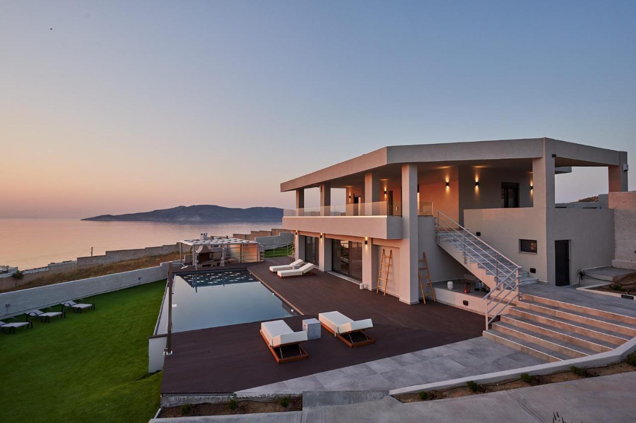 Blue Armonia Featuring Saltwater Heated Pool Villa Keratea